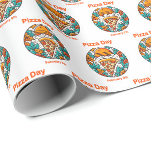 Feb 9th - Pizza Day Wrapping Paper