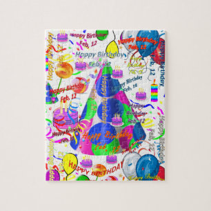 February, 12 Birthday Jigsaw Puzzle