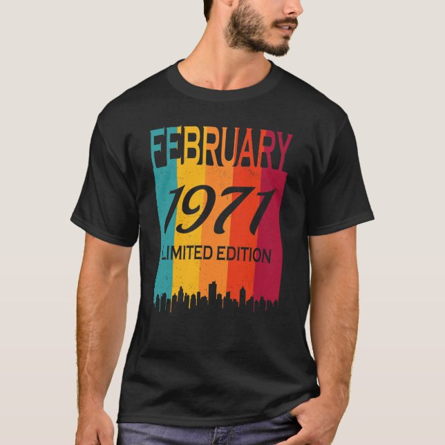 February 1971 Limited Edition Vintage T-Shirt (Front)