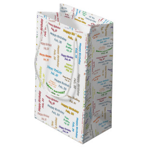 February, 20 Birthday Gift Bag