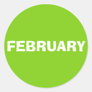 February Ad Lib Yellow Green Sticker by Janz