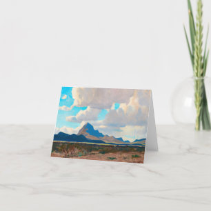February Afternoon, Tucson Mountains by Dixon Thank You Card