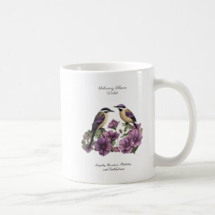February Birth Month Flower Personalised Birthday Coffee Mug