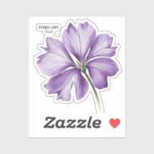February Birthday Flower: Violet Personalized Gift