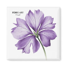 February Birthday Flower: Violet Personalized Gift