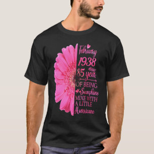 February Girl 1938 T 85 Years Old 85th Birthday T-Shirt