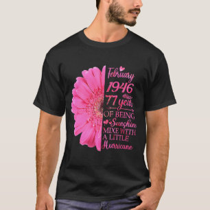 February Girl 1946  77 Years Old 77th Birthday T-Shirt