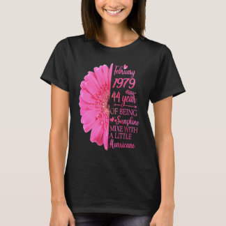 February Girl 1979 T 44 Years Old 44th Birthday T-Shirt