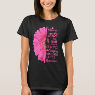 February Girl 2012 T 11 Years Old 11th Birthday T-Shirt