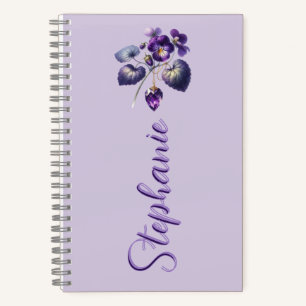 February Grace – Birth Flower & Gemstone Bookmark Notebook