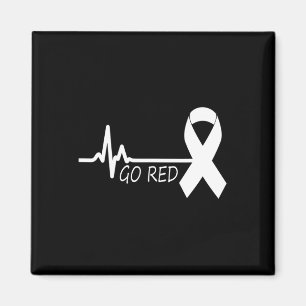 February Heart Health Month American Heart Health Magnet