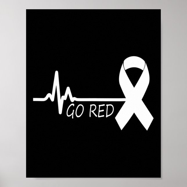 February Heart Health Month American Heart Health  Poster (Front)