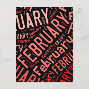 February Heart Postcard