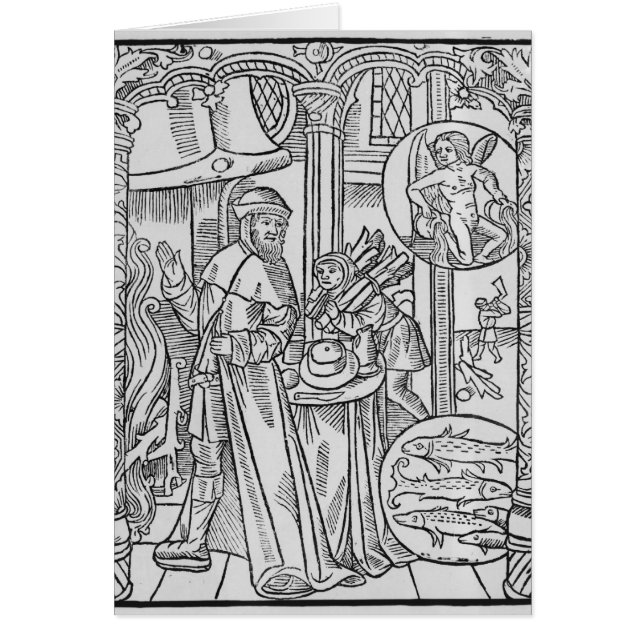February, interior scene, Aquarius (Front)