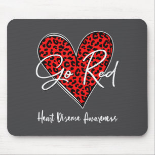 February Is Red Heart Health Heart Disease Awarene Mouse Pad