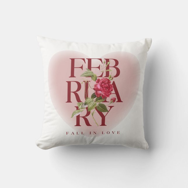 February Love Cushion (Front)