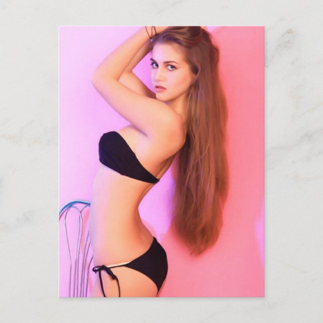 February Model of the Month Postcard (Front)