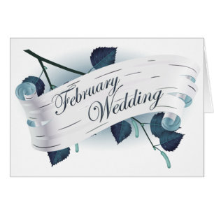 February Wedding : leaves of the season :