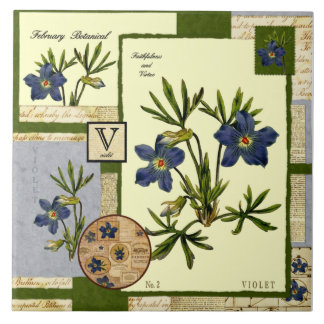 February's Flower Tile