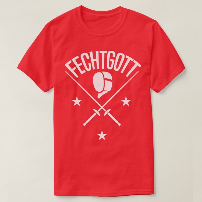 Fechtgott white T-Shirt (Design Front)
