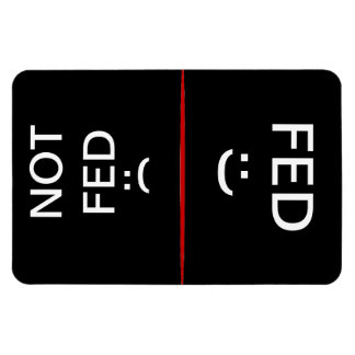 Fed and Not Fed large magnet