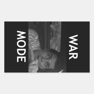 Fed are Up there - War Mode Rectangular Sticker