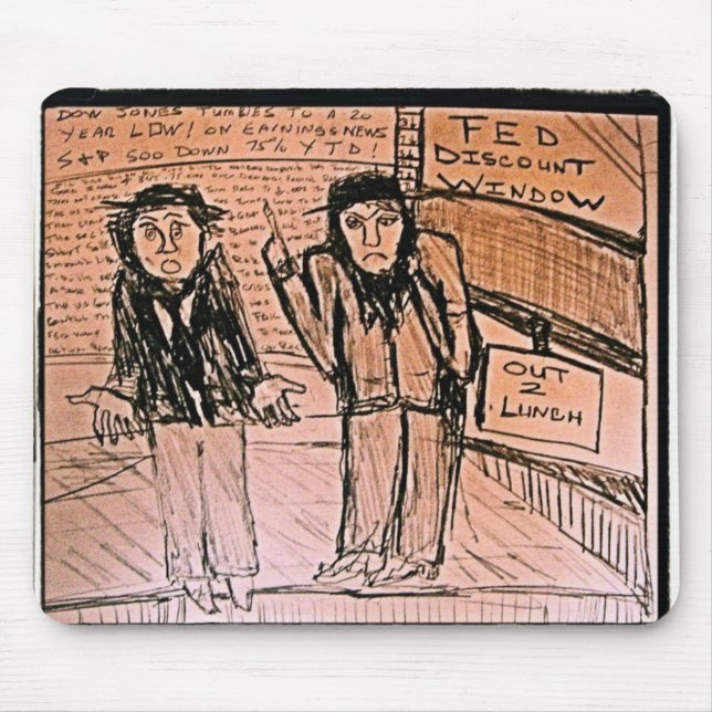 FED Discount Window Mouse Pad (Front)