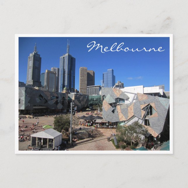 fed square skyline postcard (Front)