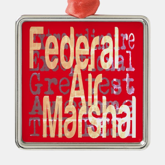 Federal Air Marshal Extraordinaire Metal Ornament (Front)