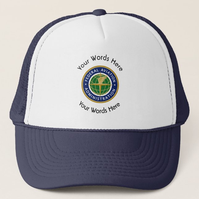 Federal Aviation Administration Shield Trucker Hat (Front)