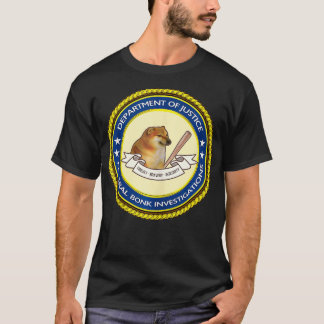 Federal Bonk Investigations  Cheems Doge Meme  T-Shirt