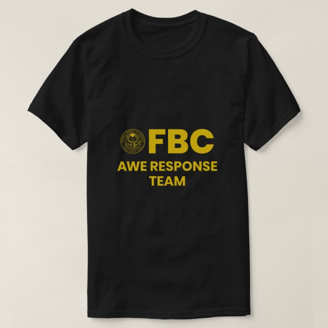 Federal Bureau of Control - AWE Response Team Esse T-Shirt (Design Front)