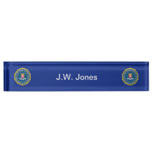 Federal Bureau of Investigation Nameplate