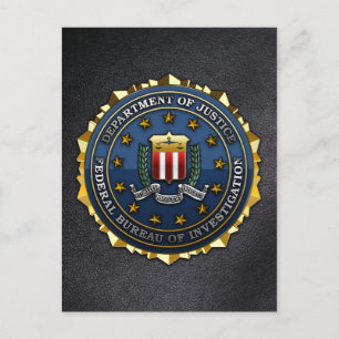 Federal Bureau of Investigation Postcard