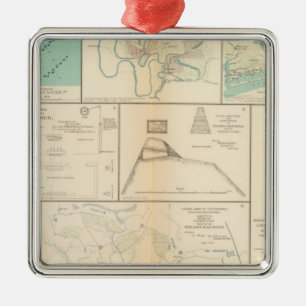 Federal Pt, NC Ft Pemberton Metal Tree Decoration