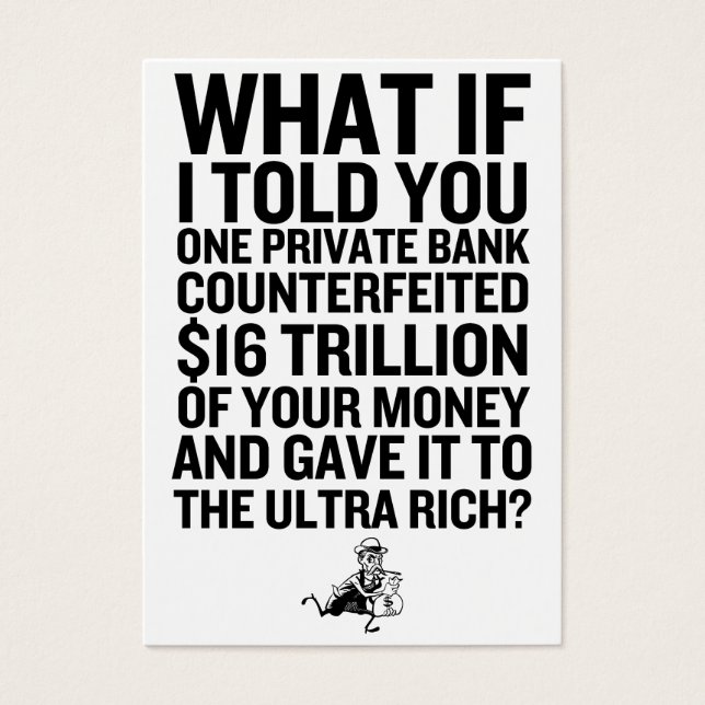 Federal Reserve Audit Education Card (Front)