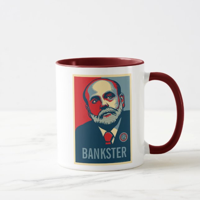 Federal Reserve Chair Ben Bernanke Mug (Right)