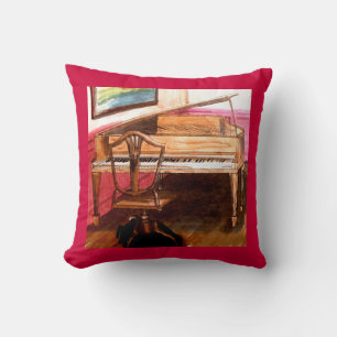 Federal Style Piano American MoJo Pillow
