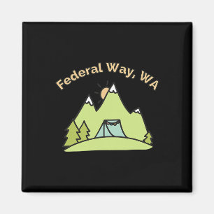 Federal Way Wa Mountains Hiking Climbing Camping A Magnet
