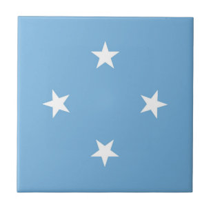 Federated States of Micronesia flag Ceramic Tile