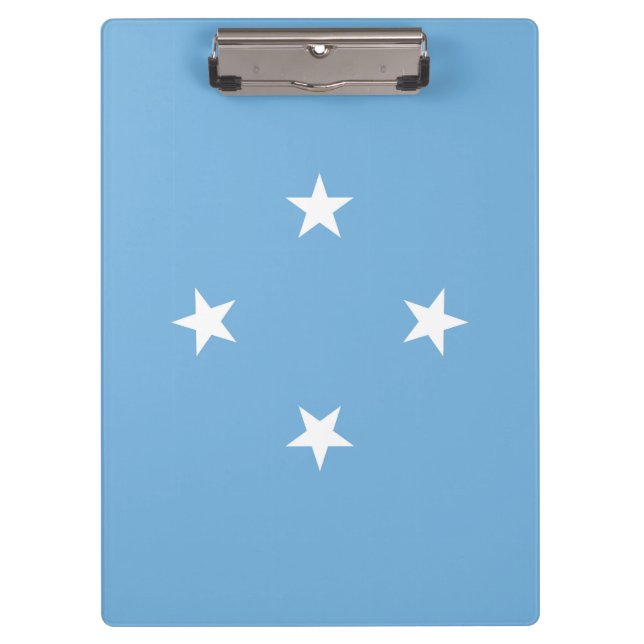 Federated States of Micronesia flag Clipboard (Front)