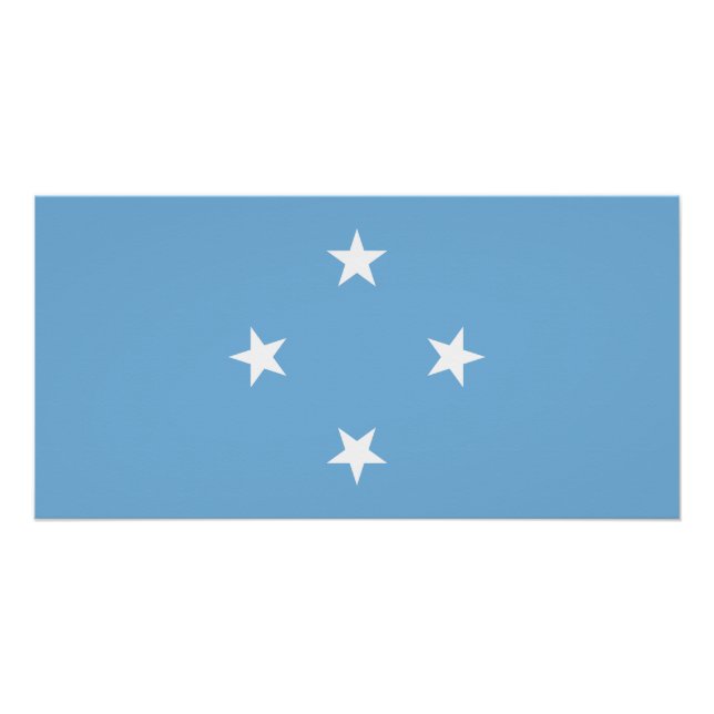 Federated States of Micronesia Flag Poster (Front)