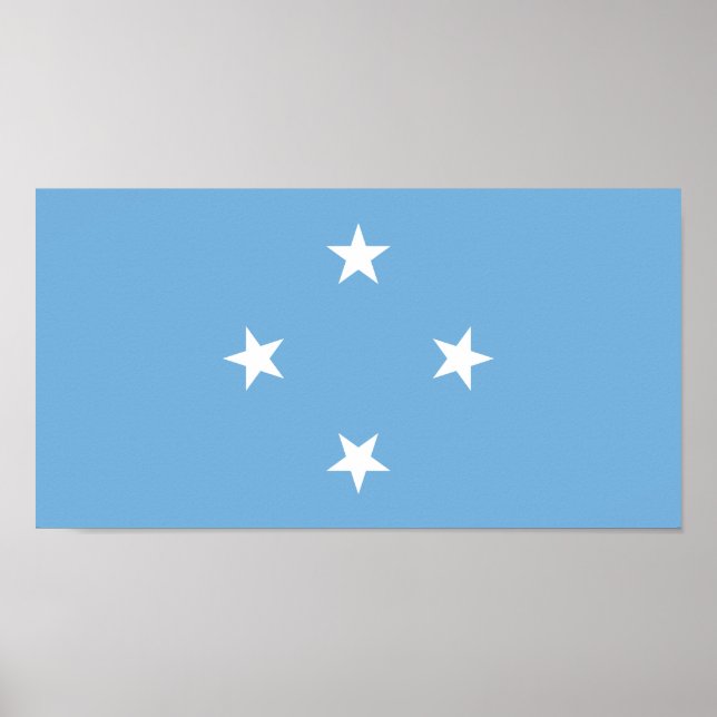 Federated States of Micronesia Flag Poster (Front)