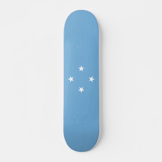 Federated States of Micronesia flag Skateboard (Front)