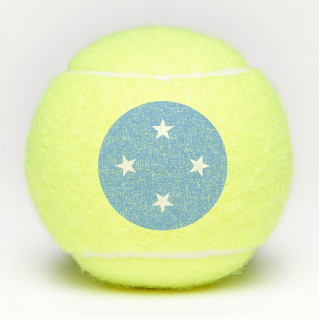 Federated States of Micronesia Flag Tennis Balls (Front)