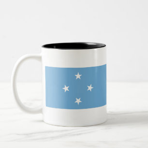 Federated States Of Micronesia Flag Two-Tone Coffee Mug