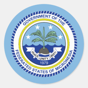Federated States of Micronesia Seal Sticker