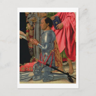 Federico da Montefeltro, detail from the Brera Alt Postcard