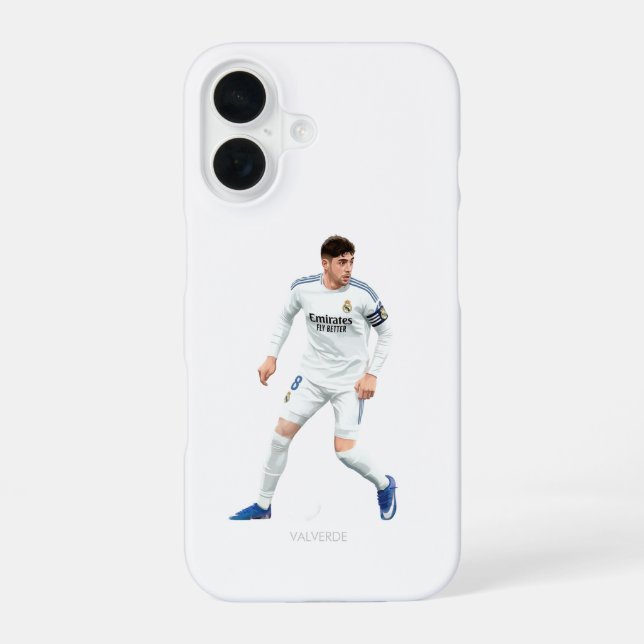 Federico Valverde - Real Madrid iPhone 16 Case (Back)