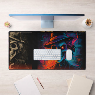 Fedora Skeleton Desk Mat